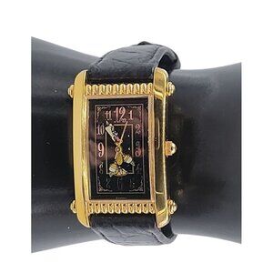 Disney Store Watch Collectors Club Beauty & Beast Lumiere Gold Plate 2300/5000